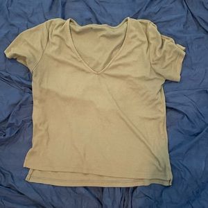 Olive v neck